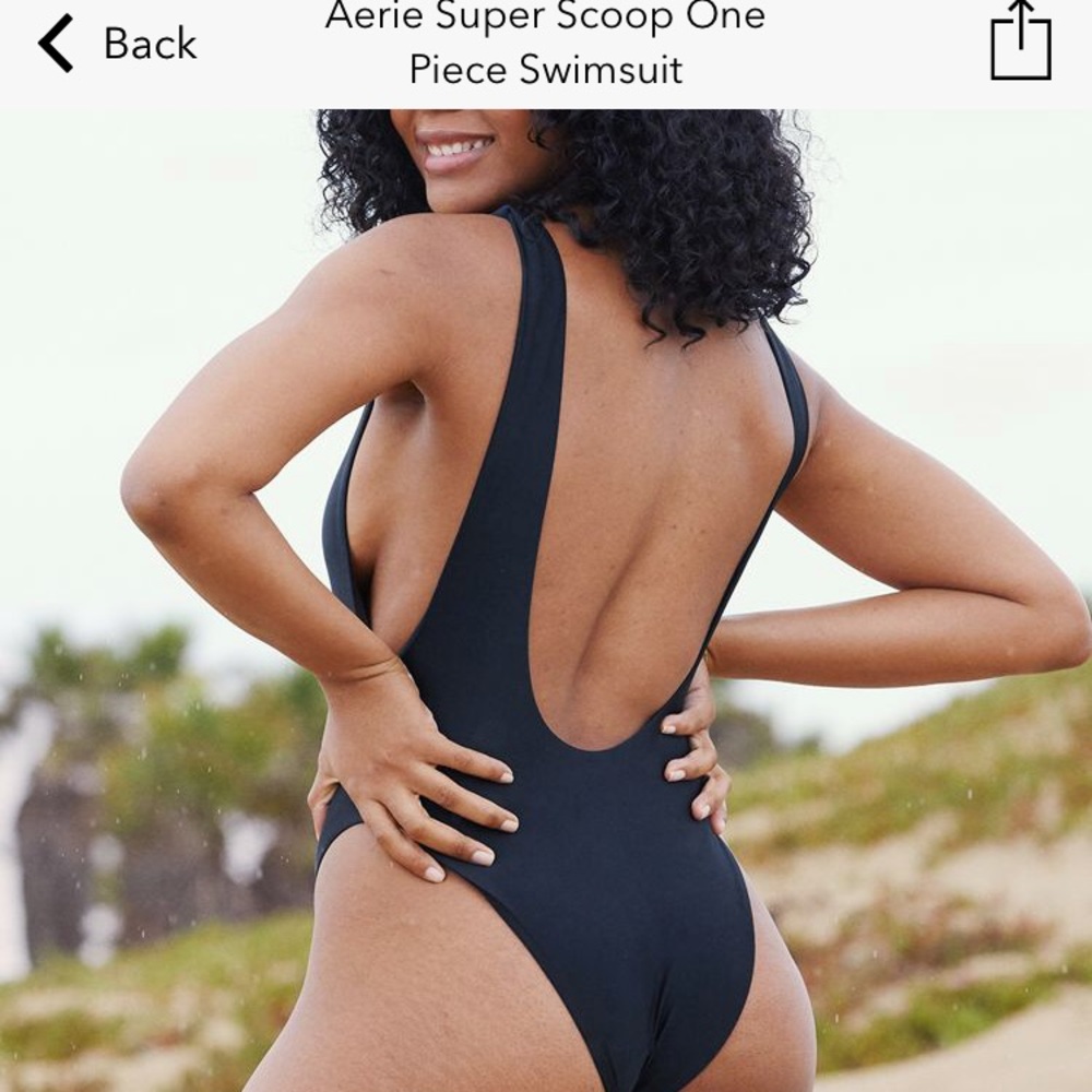 Aerie Super Scoop One Piece Swimsuit